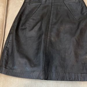 North Beach Leather Skirt